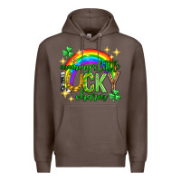 Coffee St. Patrick's Day Mommy's little lucky charm Premium Hoodie - Neo Western