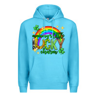Ocean Blue St. Patrick's Day Mommy's little lucky charm Premium Hoodie - Neo Western