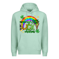 Seafoam St. Patrick's Day Mommy's little lucky charm Premium Hoodie - Neo Western