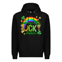Black St. Patrick's Day Mommy's little lucky charm Premium Hoodie - Neo Western