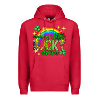 Cardinal St. Patrick's Day Mommy's little lucky charm Premium Hoodie - Neo Western