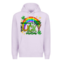 Lilac St. Patrick's Day Mommy's little lucky charm Premium Hoodie - Neo Western