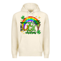 Tofu St. Patrick's Day Mommy's little lucky charm Premium Hoodie - Neo Western