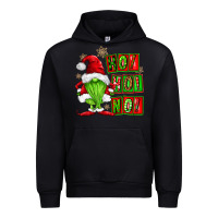 Black ho ho no christmas gnomes Urban Hoodie - FaDigitalArtStudio