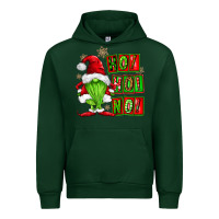 Forest Green ho ho no christmas gnomes Urban Hoodie - FaDigitalArtStudio