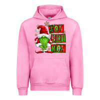 Fuchsia Pink ho ho no christmas gnomes Urban Hoodie - FaDigitalArtStudio