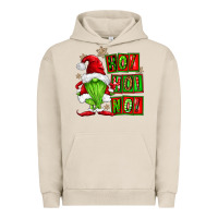 Pigment French Oak ho ho no christmas gnomes Urban Hoodie - FaDigitalArtStudio