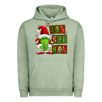 Pigment Oil Green ho ho no christmas gnomes Urban Hoodie - FaDigitalArtStudio