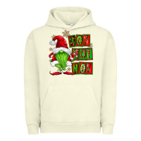 Pigment Pistachio ho ho no christmas gnomes Urban Hoodie - FaDigitalArtStudio