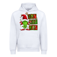 White ho ho no christmas gnomes Urban Hoodie - FaDigitalArtStudio