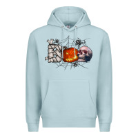 Blue Mist boo Premium Hoodie - CowhideDigitalArt
