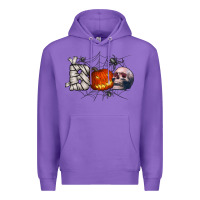 Purple boo Premium Hoodie - CowhideDigitalArt