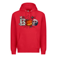 Red boo Premium Hoodie - CowhideDigitalArt