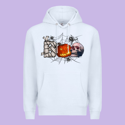 Boo Premium Hoodie Designed By Cowhidedigitalart