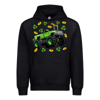 Black Monster truck st patricks day Urban Hoodie - Neo Western