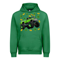 Emerald Monster truck st patricks day Urban Hoodie - Neo Western