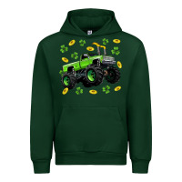 Forest Green Monster truck st patricks day Urban Hoodie - Neo Western
