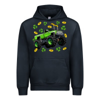 Navy Monster truck st patricks day Urban Hoodie - Neo Western