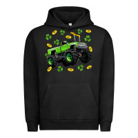 Pigment Black Monster truck st patricks day Urban Hoodie - Neo Western