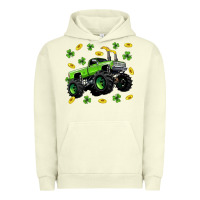 Pigment Pistachio Monster truck st patricks day Urban Hoodie - Neo Western