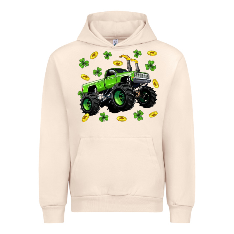 Monster Truck St Patricks Day Urban Hoodie by Neo Western | Teevron