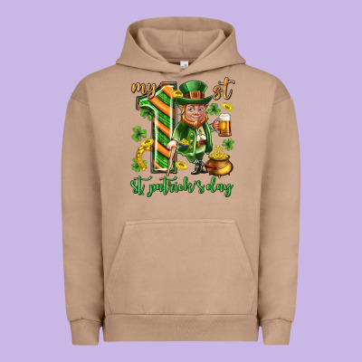 My 1 St St. Patricks Day Urban Hoodie Designed By Neo Western
