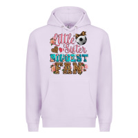 Lilac little sister biggest fan soccer Premium Hoodie - HRA Design Shop