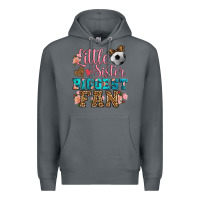 Rock little sister biggest fan soccer Premium Hoodie - HRA Design Shop