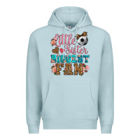 Blue Mist little sister biggest fan soccer Premium Hoodie - HRA Design Shop