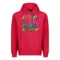Cardinal little sister biggest fan soccer Premium Hoodie - HRA Design Shop