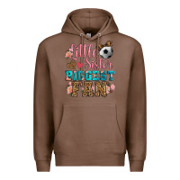 Chestnut little sister biggest fan soccer Premium Hoodie - HRA Design Shop