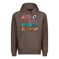 Coffee little sister biggest fan soccer Premium Hoodie - HRA Design Shop