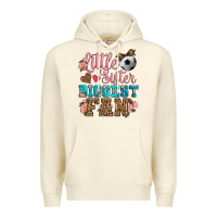 Sandshell little sister biggest fan soccer Premium Hoodie - HRA Design Shop