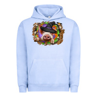 Pigment Grape Ice halloween pig Urban Hoodie - CowhideDigitalArt