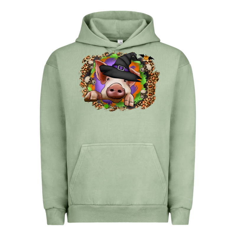 Halloween Pig Urban Hoodie by CowhideDigitalArt | Teevron