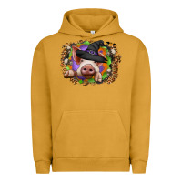 Pigment Peanut Butter halloween pig Urban Hoodie - CowhideDigitalArt