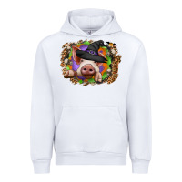 White halloween pig Urban Hoodie - CowhideDigitalArt