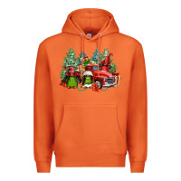 Carrot merry christmas truck afro gnomies Premium Hoodie - FaDigitalArtStudio
