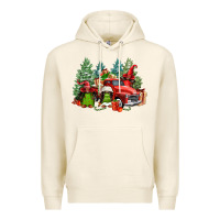 Tofu merry christmas truck afro gnomies Premium Hoodie - FaDigitalArtStudio