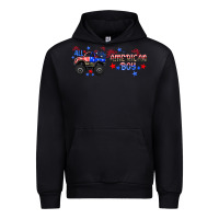 Black all american boy libbey glass Urban Hoodie - HRA Design Shop