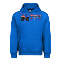 Cobalt all american boy libbey glass Urban Hoodie - HRA Design Shop