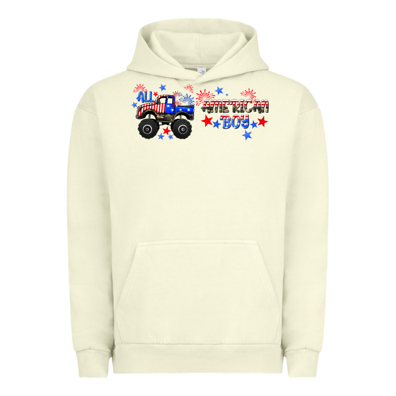 All American Boy Libbey Glass Urban Hoodie by HRA Design Shop | Teevron