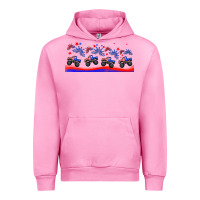 Fuchsia Pink american truck libbey glass Urban Hoodie - HRA Design Shop