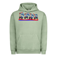 Pigment Oil Green american truck libbey glass Urban Hoodie - HRA Design Shop