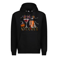 Black drink up witches Premium Hoodie - CowhideDigitalArt