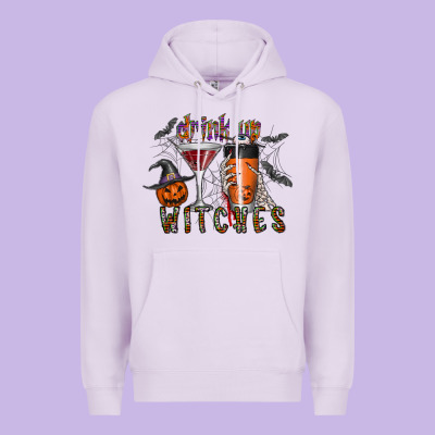 Drink Up Witches Premium Hoodie Designed By Cowhidedigitalart