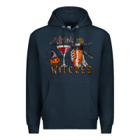 Navy drink up witches Premium Hoodie - CowhideDigitalArt