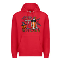 Red drink up witches Premium Hoodie - CowhideDigitalArt