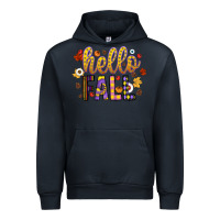 Navy hello fall Urban Hoodie - CowhideDigitalArt