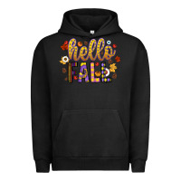 Pigment Black hello fall Urban Hoodie - CowhideDigitalArt